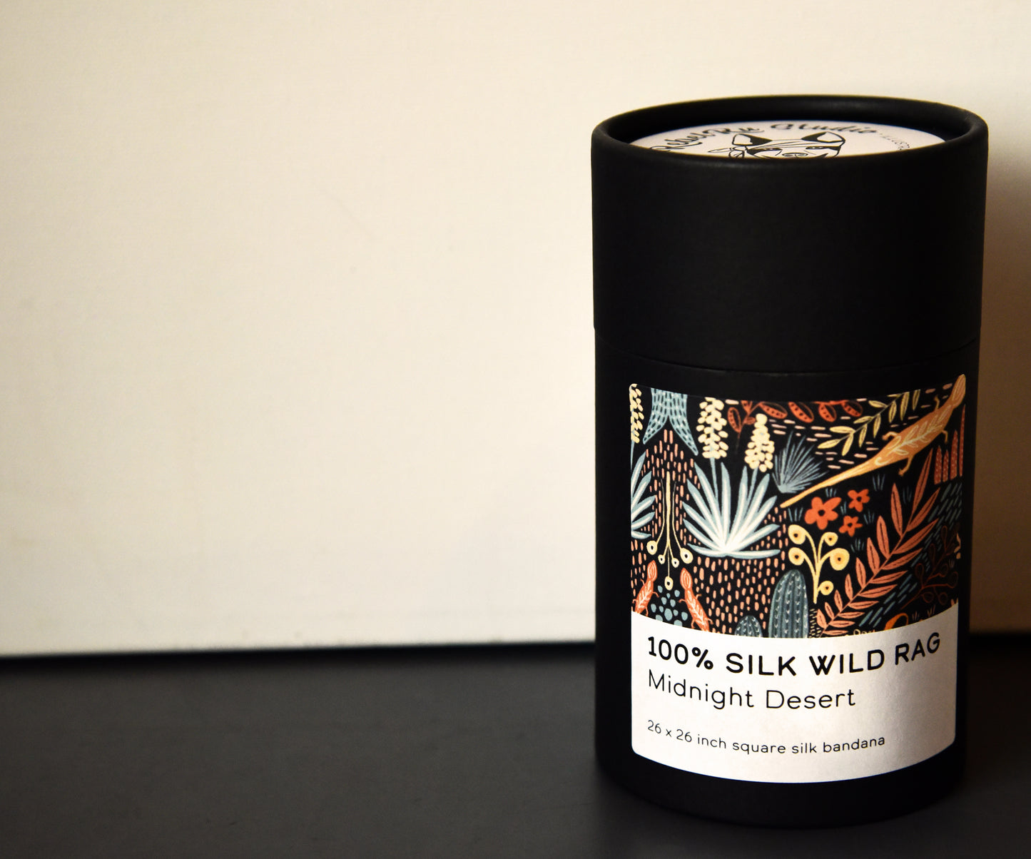 Midnight Desert Silk Wild Rag