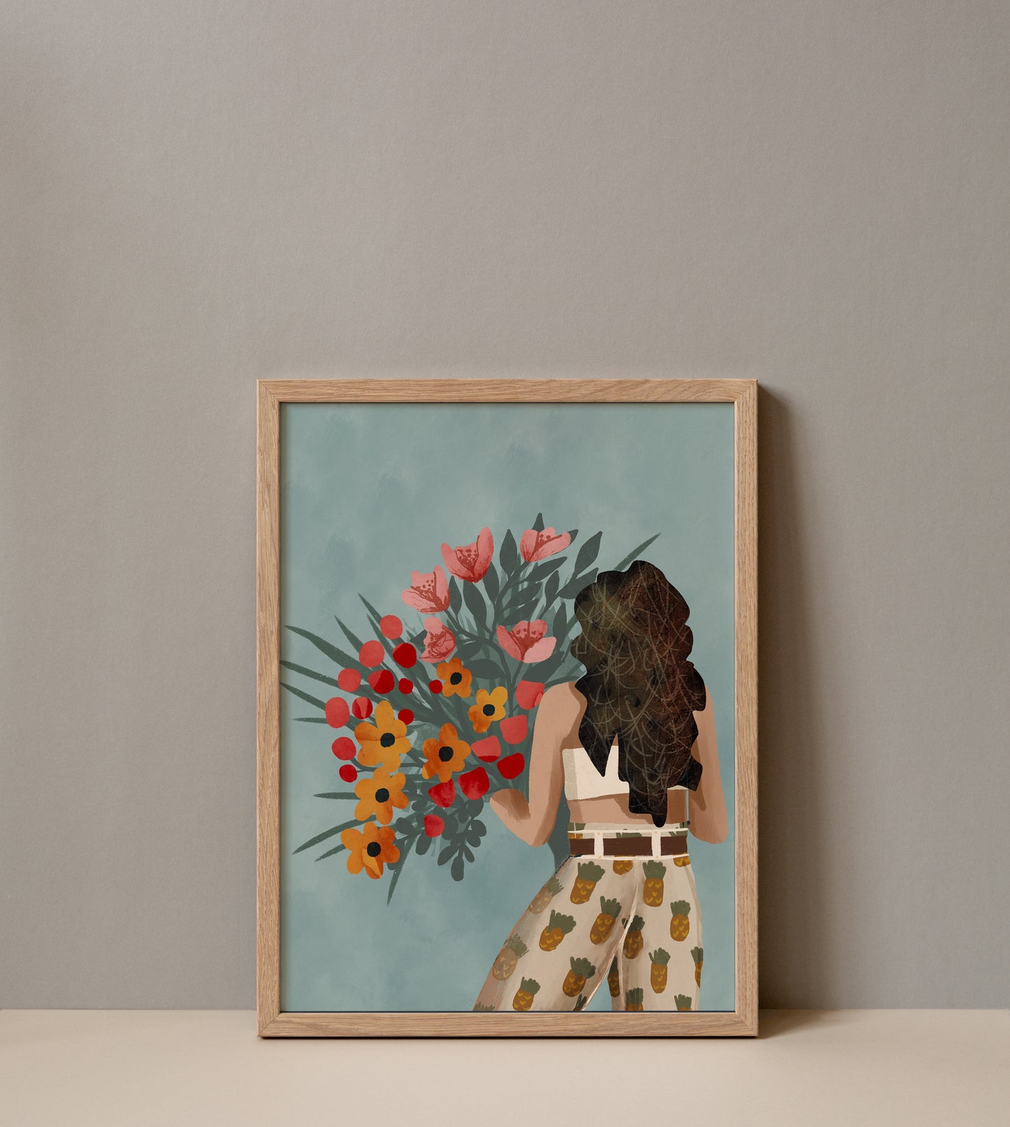 Pineapple Pants - 8x10 Art Print