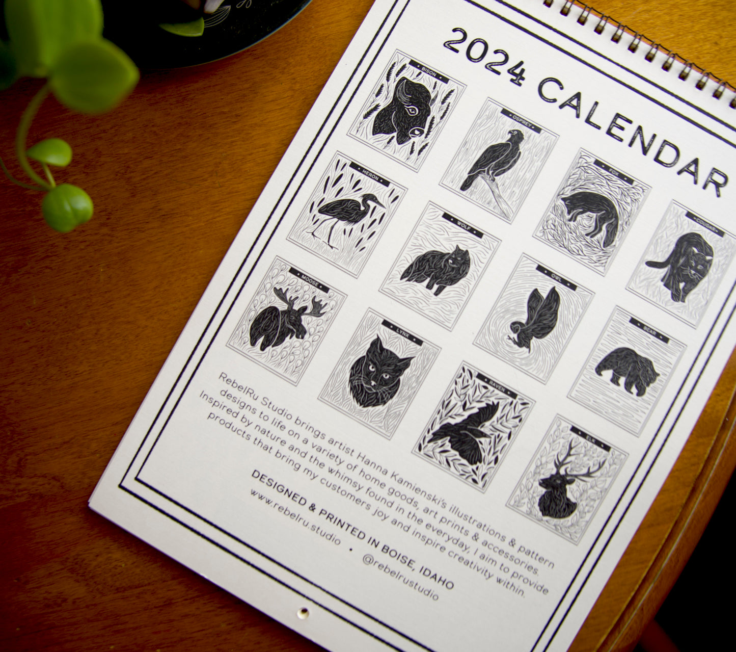 2024 Wild Life Calendar