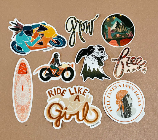 Assorted "Get Outdoors" Stickers