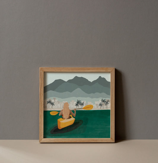 Kayak - 8x8 Art Print